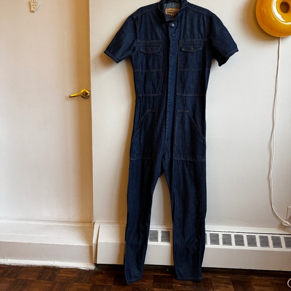 LEVI'S Jeans Straight Leg Coverall - Size Small - Picture 2 of 9